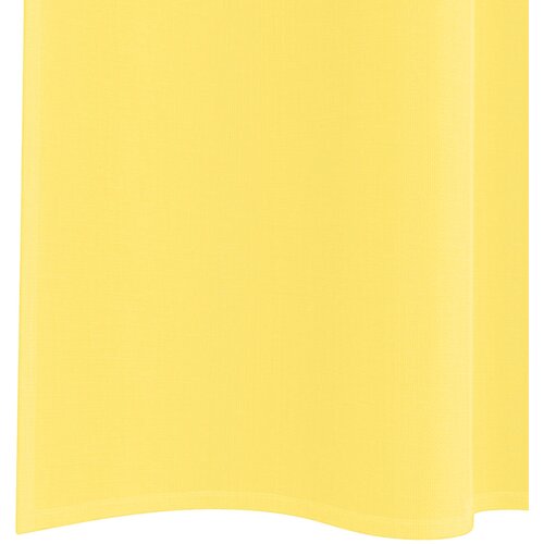 Voile zavjese s džepovima za &amp;scaron;ipke 2 kom žute Žuta 140 x 175 cm Slike