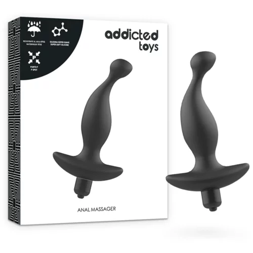 Addicted Toys ANAL MASSAGER WITH BLACK VIBRATION