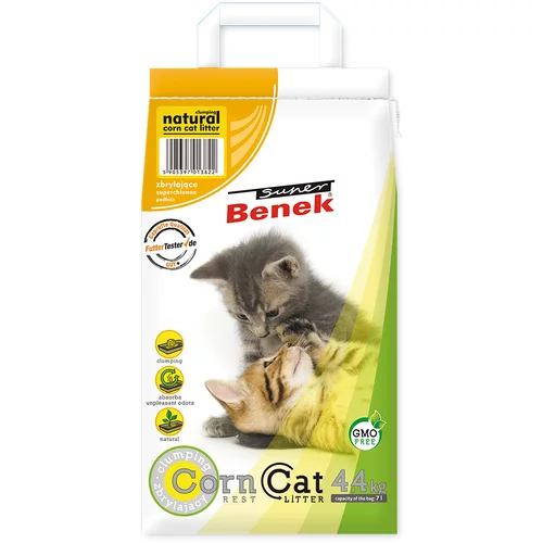 Benek Super Corn Cat Natural - 7 l (pribl. 4,4 kg)