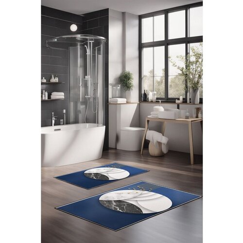  CT-5428 multicolor bathmat set (2 pieces) Cene