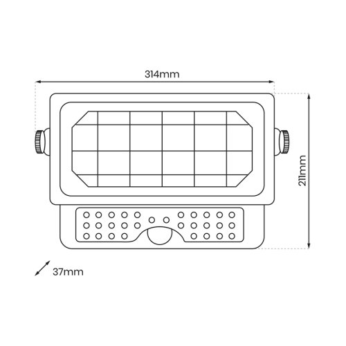  LED solarni reflektor sa senzorom pokreta EPAD LED/10W/3000 mAh 7,4V 4000K IP65 Slike