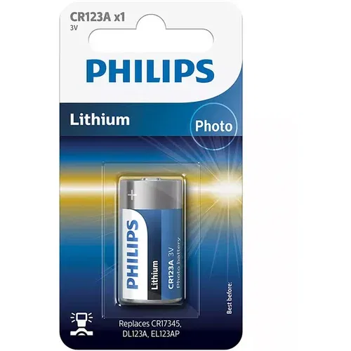 Philips Baterija CR123A (3V)