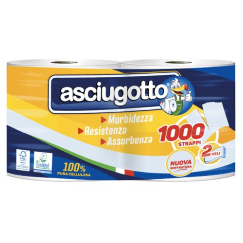 Paperblu Asciugotto 1000 papirni ubrus 2sl 2x500 listova 2/1 Cene