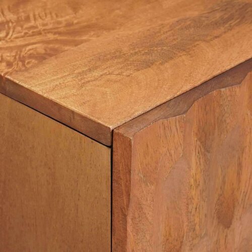  ormar s policom Fin&amp;scaron; acacije smeđa 105 x 33 5 x 46 cm Slike