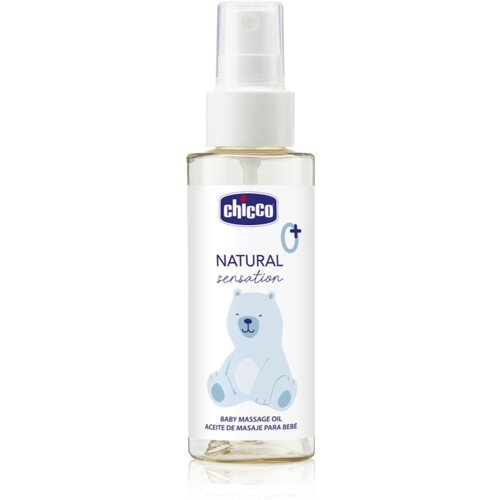 Chicco Natural Sensation Baby ulje za masažu za djecu od rođenja 0+ 100 ml Slike