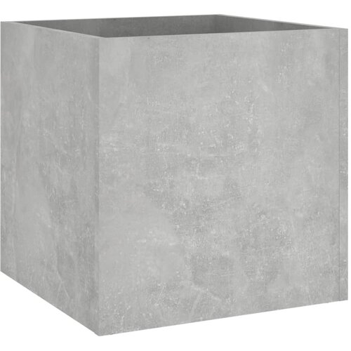 Maison Chic Cvetlično korito - Cvetlični Lonec betonsko sivo 40x40x40 cm konstruiran les, (21790565) Cene