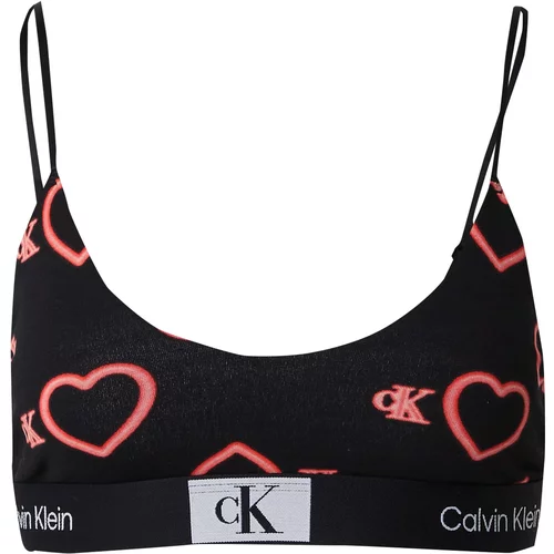 Calvin Klein Underwear Grudnjak ciglasto crvena / losos / crna / bijela