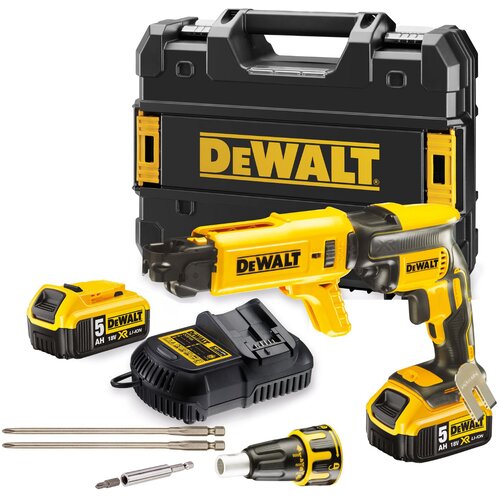 Dewalt DCF620P2K akumulatorski &amp;scaron;auber za gips, bez četkica, 18V, sa 2x5.0Ah baterijama Slike