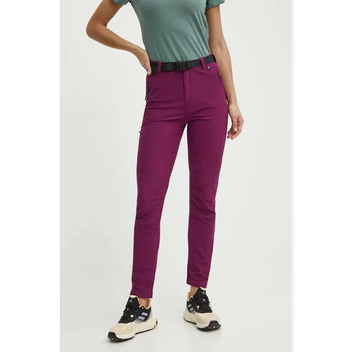 Viking Outdooor hlače Expander ženske, vijolična barva
