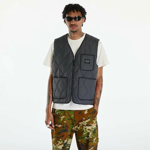 Awake NY Quilted Vest Charcoal