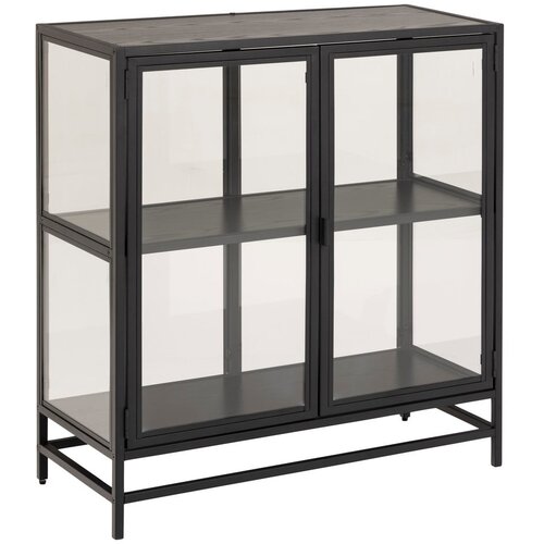 Actona Črna vitrina Seaford, 77 x 86,4 cm Slike