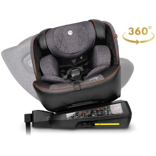 Nukido Prestige Line autosjedalica crna i siva 0-36 kg isofix Slike