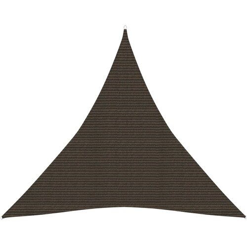vidaXL Senčno jadro 160 g/m² rjavo 3x3x3 m HDPE, (20609102) Cene