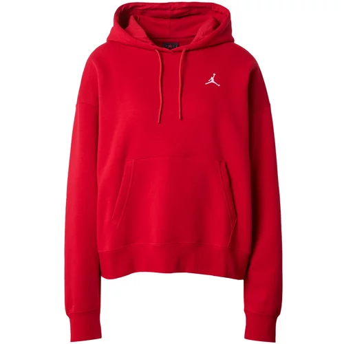 Jordan Sweater majica 'Brooklyn' vatreno crvena / bijela