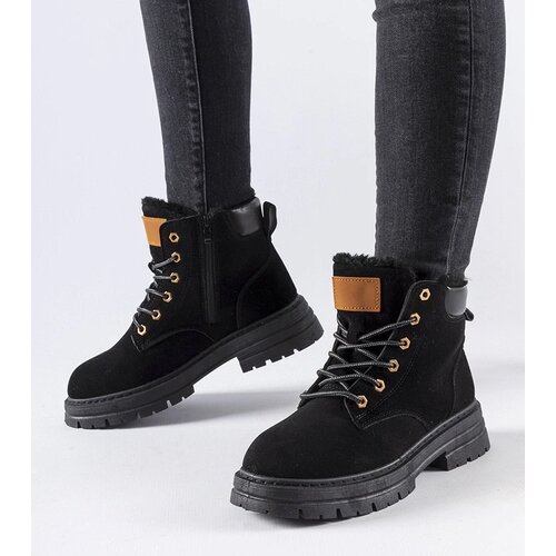 Gemre Black insulated Stevens work boots Slike