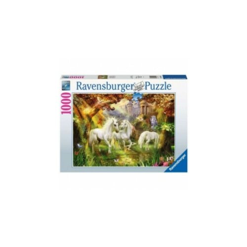 Ravensburger puzzle (slagalice) - Jednorozi u šumi RA15992 Slike