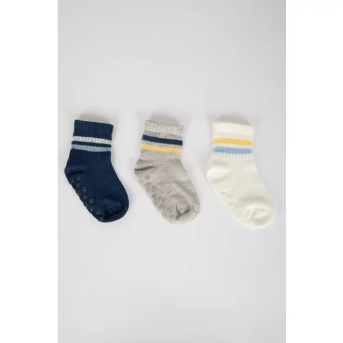 Defacto Baby Boy 3 Pack Cotton Long Socks