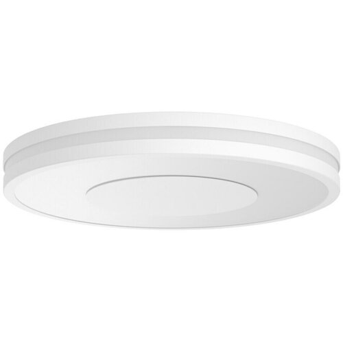 Philips Hue LED okrogla stropna svetilka Being (27 W, &amp;Oslash; x V: 348 mm x 5,1 cm, Bela, Hladno bela) Slike