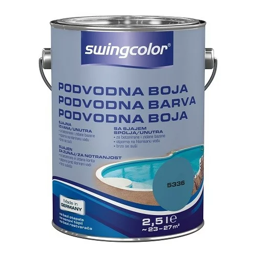SWINGCOLOR podvodna barva (modra, 2,5 l, za bazene)