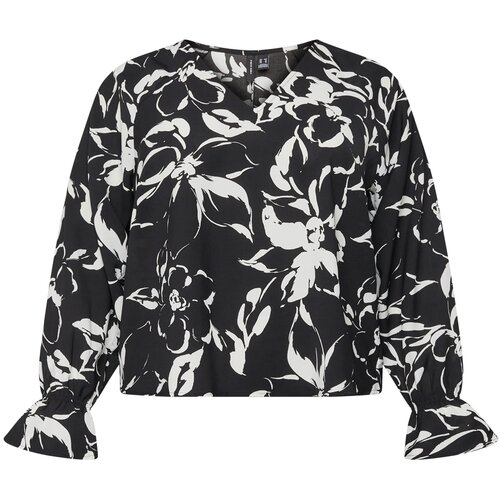 Vero Moda Curve Bluza črna / bela Slike