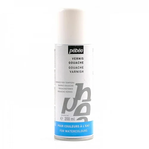 PEBEO Zaključni satenski lak v spreju Pebeo 200 ml (Zaključni lak za gvaše in) PEBEO Zaključni satenski lak v spreju Pebeo 200 ml (Zaključni lak za gvaše in)