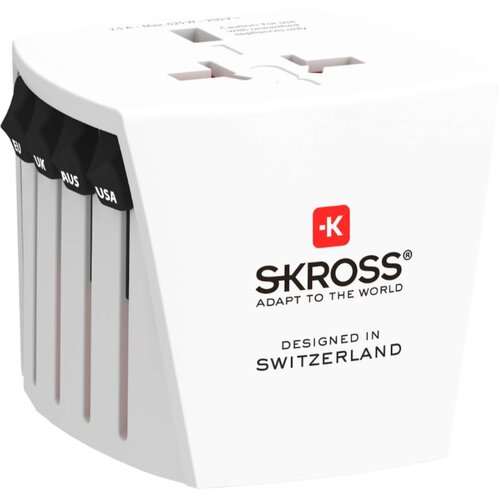 Skross univerzalni 2,5A potovalni napajalnik, bela, (21736889) Slike