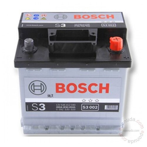 Bosch S3 002 45Ah 400A akumulator Slike