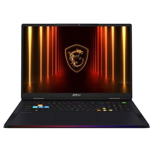 MSI Raider A18 HX AI A2XWJG (Midnight Black, Metal) 24-Core Ultra 9 285HX 2.8-5.5GHz/40MB 64GB 4TB NVMe 18” UHD+ (3840x2400) IPS 120Hz 100% DCI-P3 RTX-5090/24G 2.5-GLan KillerWiFi7 BT5.4 Per-Key RGB Backlite FPR TB5 6xSpk Nahimic 99. 9S7-182462-239 Cene