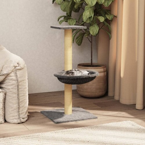 vidaXL Penjalica za mačke sa stupom za grebanje svjetlosiva 74 cm Cijene