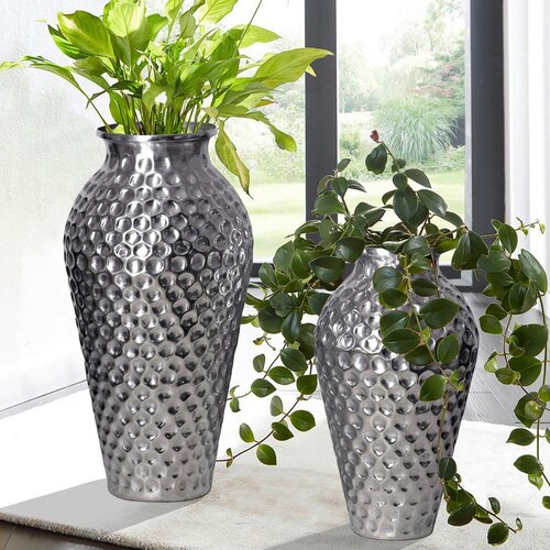 Livetastic Set Dekorativnih Vaz Silver, 2 Kos Slike