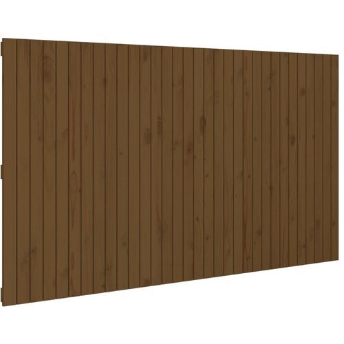 Maison Chic stensko posteljno vzglavje - vzglavna omarica - nočna omarica medeno rjavo 204x3x110 cm borovina, (21706796) Cene