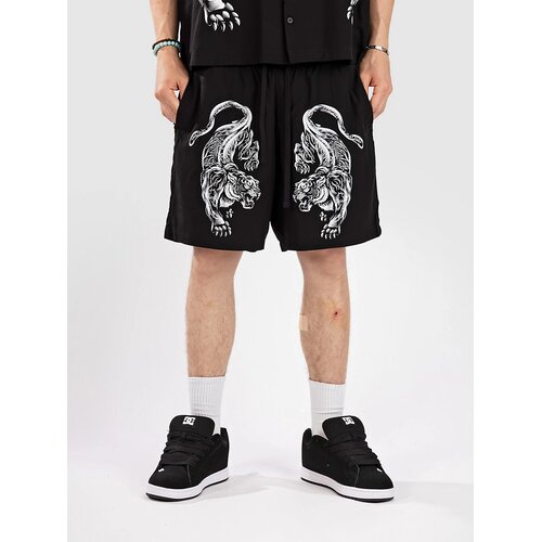 Ninth Hall Parade Tiger Kratke hlace black / white Cene
