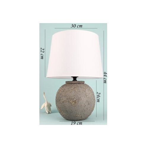 Opviq Stona lampa YL748, 30x22x44 cm, Sivo-bijela Cijene