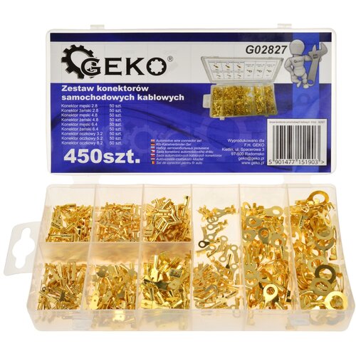 Geko Set konektorjev za avtomobilske kable 450 kos, (20373774) Cene