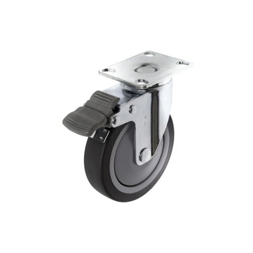 Toolcraft TO-5137920 Okretni kotač TPR s bravom 100 mm s montažnom pločom Cijene