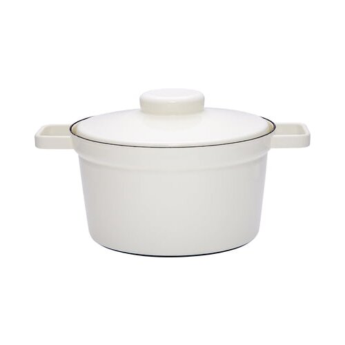 RIESS Aromapot lonec s pokrovom (24 cm) - Bela Slike