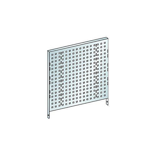 LISTA Naluknjana zadnja stena za delavniške vozičke, ŠxV 660 x 640 mm, svetlo modre barve RAL 5012 Cene