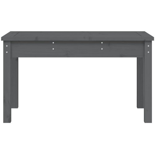  Vrtna klupa siva 80x44x45 cm od masivne borovine Slike