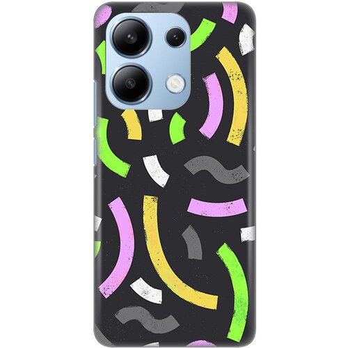  torbica silikonska print za xiaomi redmi note 13 4G (eu) happy lines gray Cene