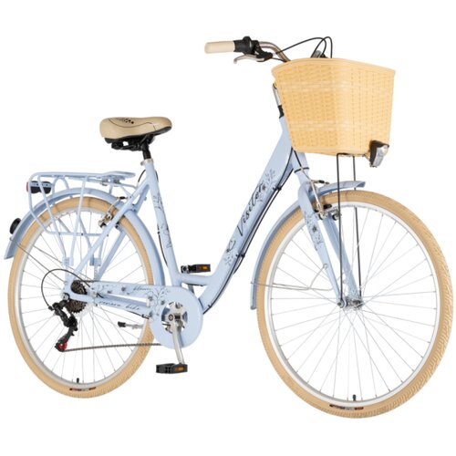 Visitor bicikl fashion bloom 28" alu 21" v-brake 6 brzina 155-178cm (s/m) plavi 1282081 Cene