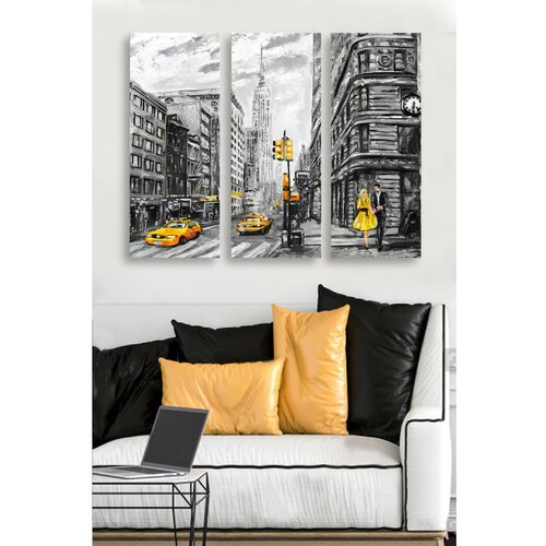 WALLXPERT MDF0071 Višenamenska Dekorativna MDF Slika (3 Komada) Cene