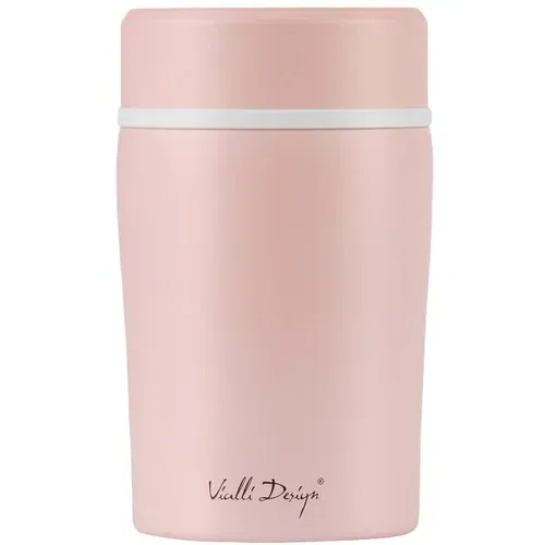 Vialli Design Pink Travel Termos za ručak vialli dizajn fuori, 500 ml