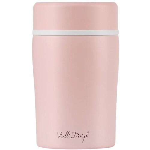 Vialli Design Rožnata potovalna termo posoda za kosilo Fuori, 500 ml Slike