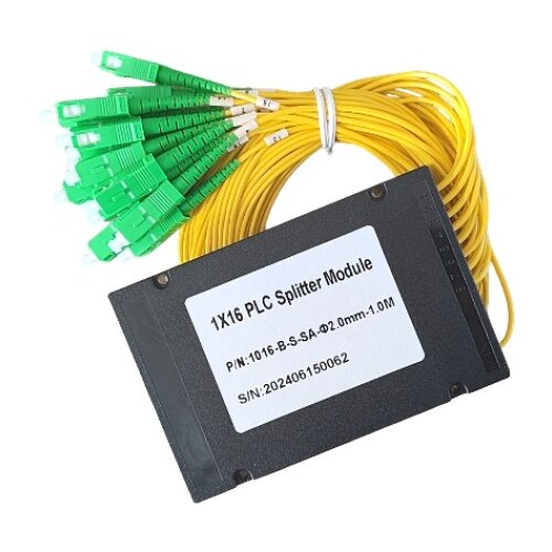 Abs PLC Splitter ExeLink 1 x 16 Optic Splitters SC/APC Cene