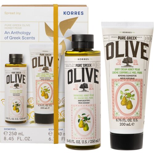 Korres Pure Greek Olive &amp;amp; Honey Pear poklon set za žene Slike