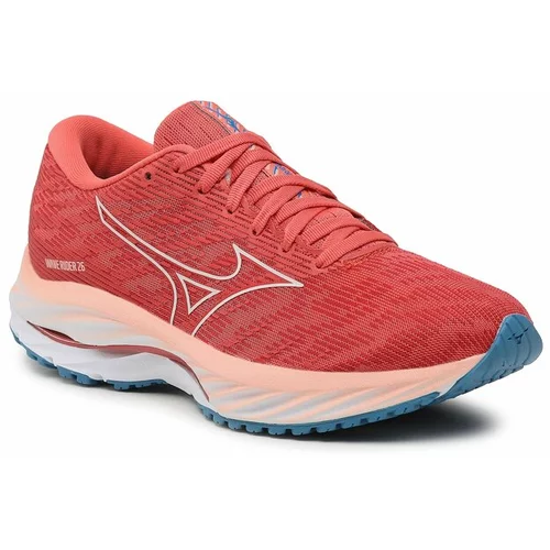 Mizuno Wave Rider 26 Spiced Coral/Vaporous Gray/French Blue 40