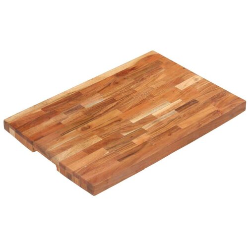 VidaXL Daska za rezanje 60 x 40 x 4 cm od masivnog bagremovog drva Slike