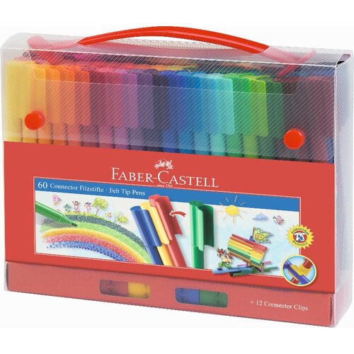  Flomasteri s klipom u poklon pakiranju - 60 kom (Faber Castel -) Cijene