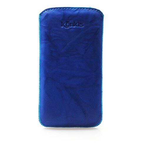 KONKIS žepek apple iphone 3, 3GS, 4 samsung 3590, nokia 220, washed modra Slike