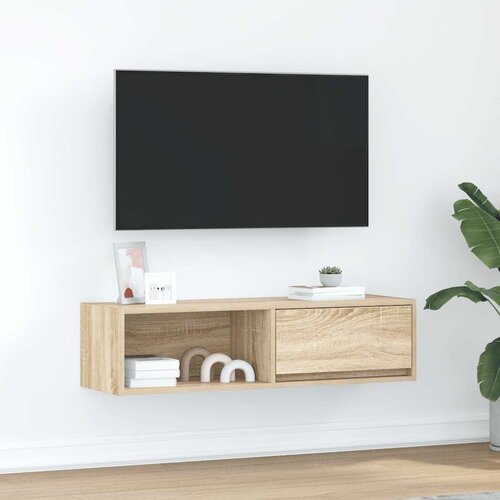 vidaXL TV omarica sonoma hrast 100x31x25,5 cm inženirski les Cene